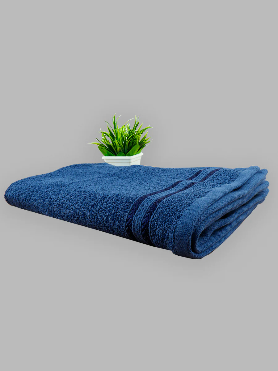 Premium Soft Terry Hand Towel Navy HC8 (Pack of 2) - Image 3