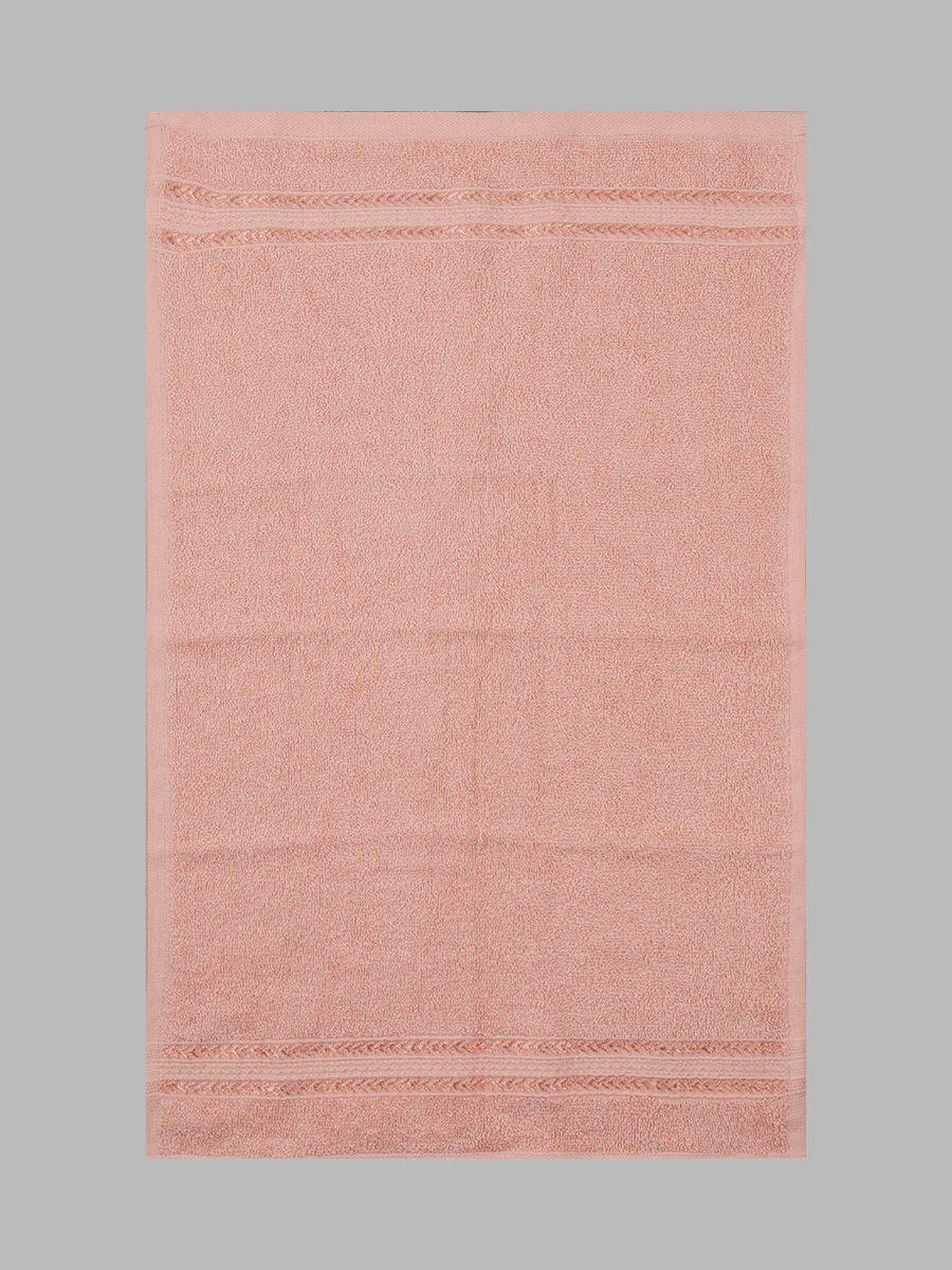 Premium Soft Terry Hand Towel Peach HC7 (Pack of 2) - Image 2