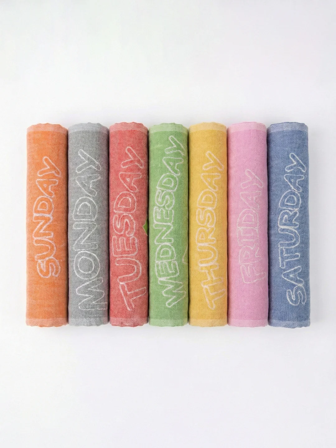 Pure Cotton Sunday to Saturday Napkin / Hand Towel Funday - Image 12