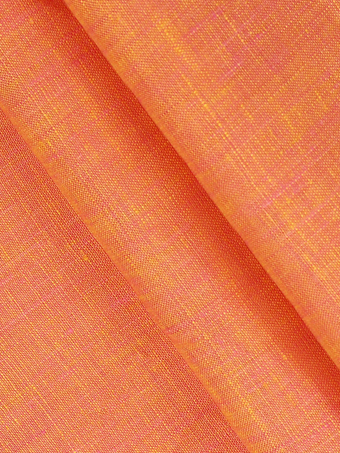 Pure Linen Orange & Pink Mixed Plain Shirt Fabric Irish 8080 - Image 2