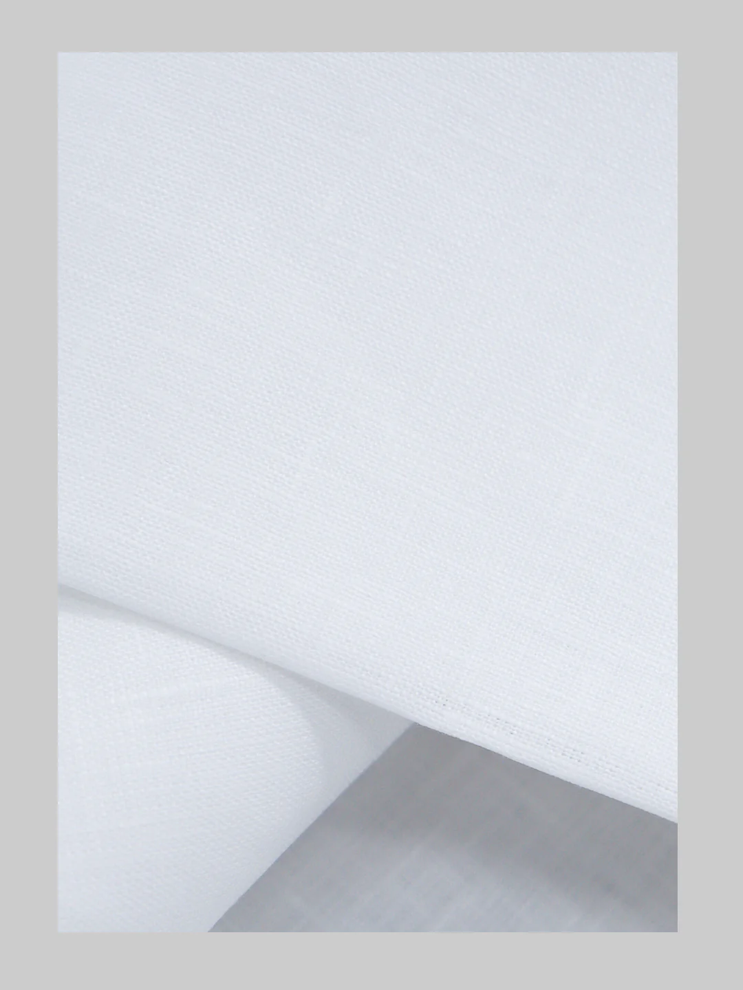 Pure Linen Self Design White Shirt Fabric Linen Park - Image 3
