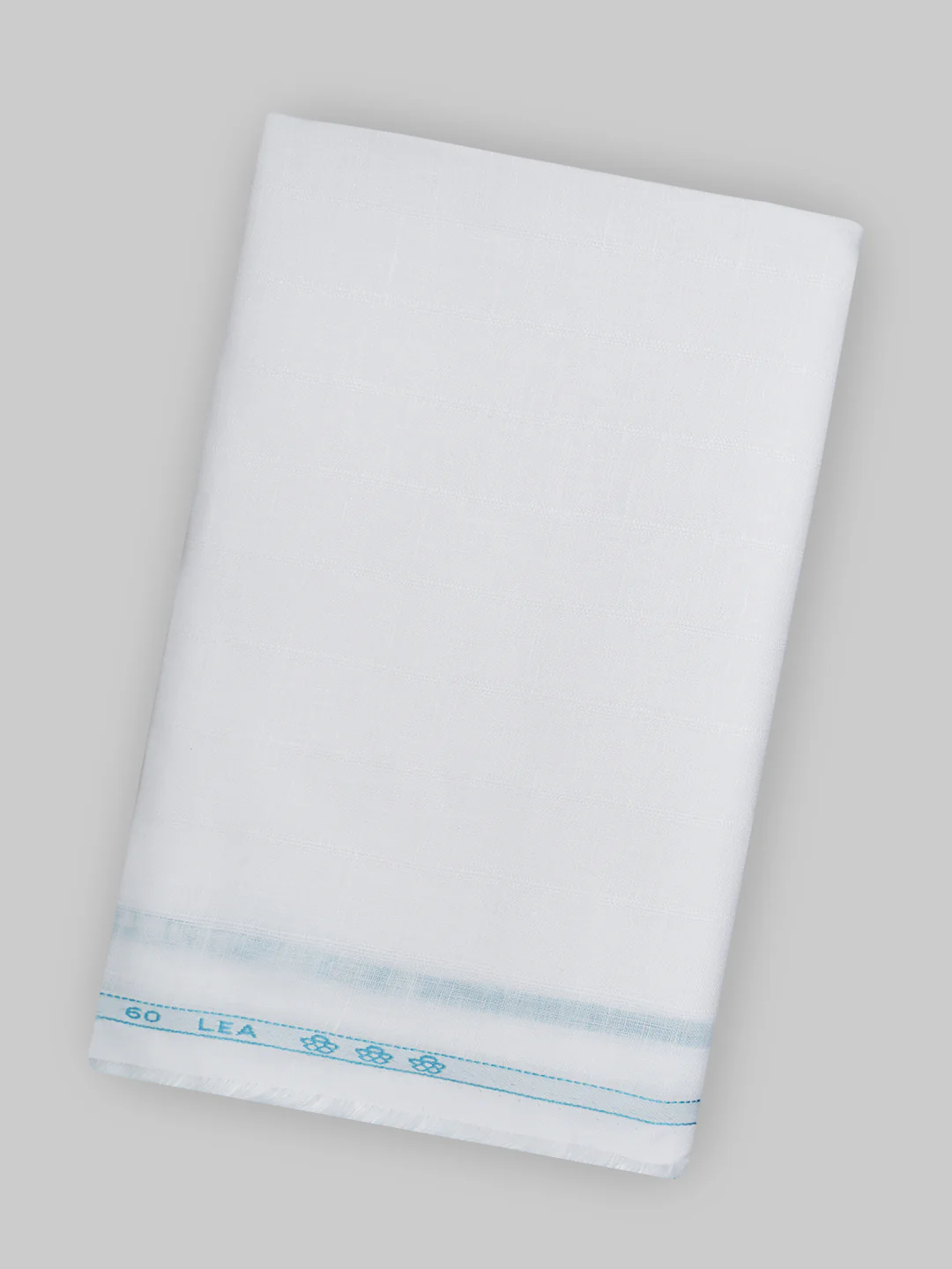 Pure Linen Self Design White Shirt Fabric Linen Park Garnish - Image 4