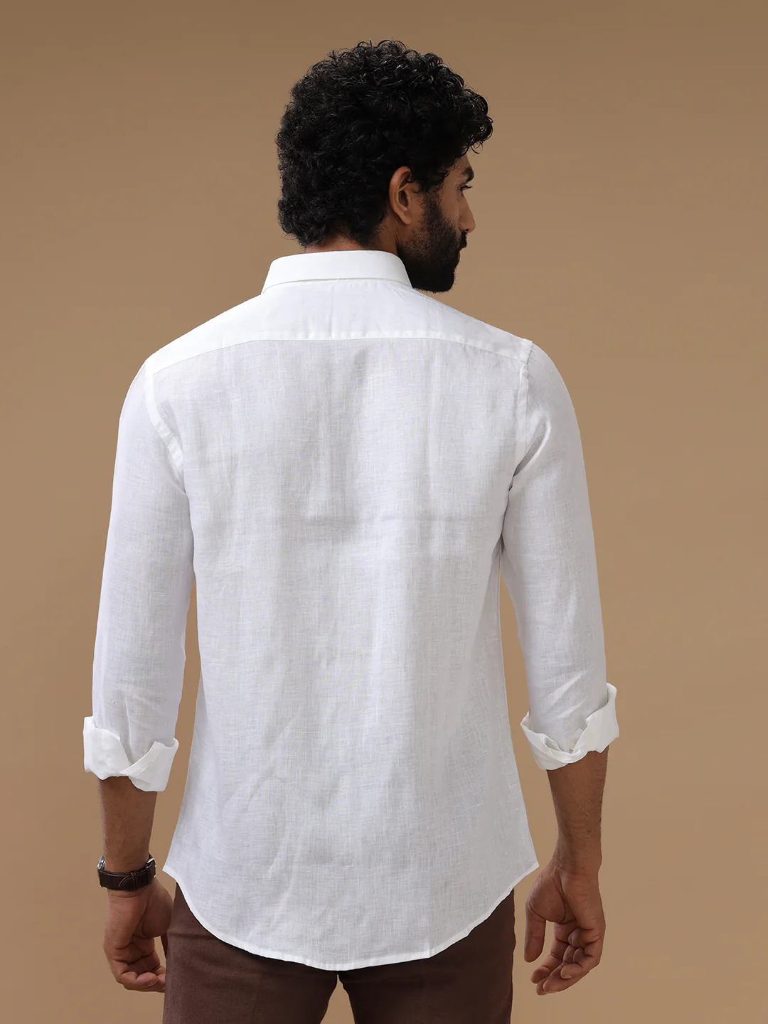 Pure Linen White Shirt – Linen Park 5090 | Fine 70 LEE - Image 6