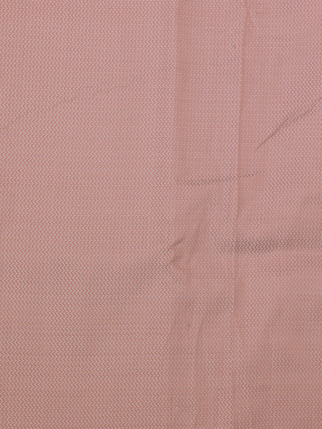 Pure Silk Mix Herring Bone Shirting Fabric Brown HBC08 - Image 3