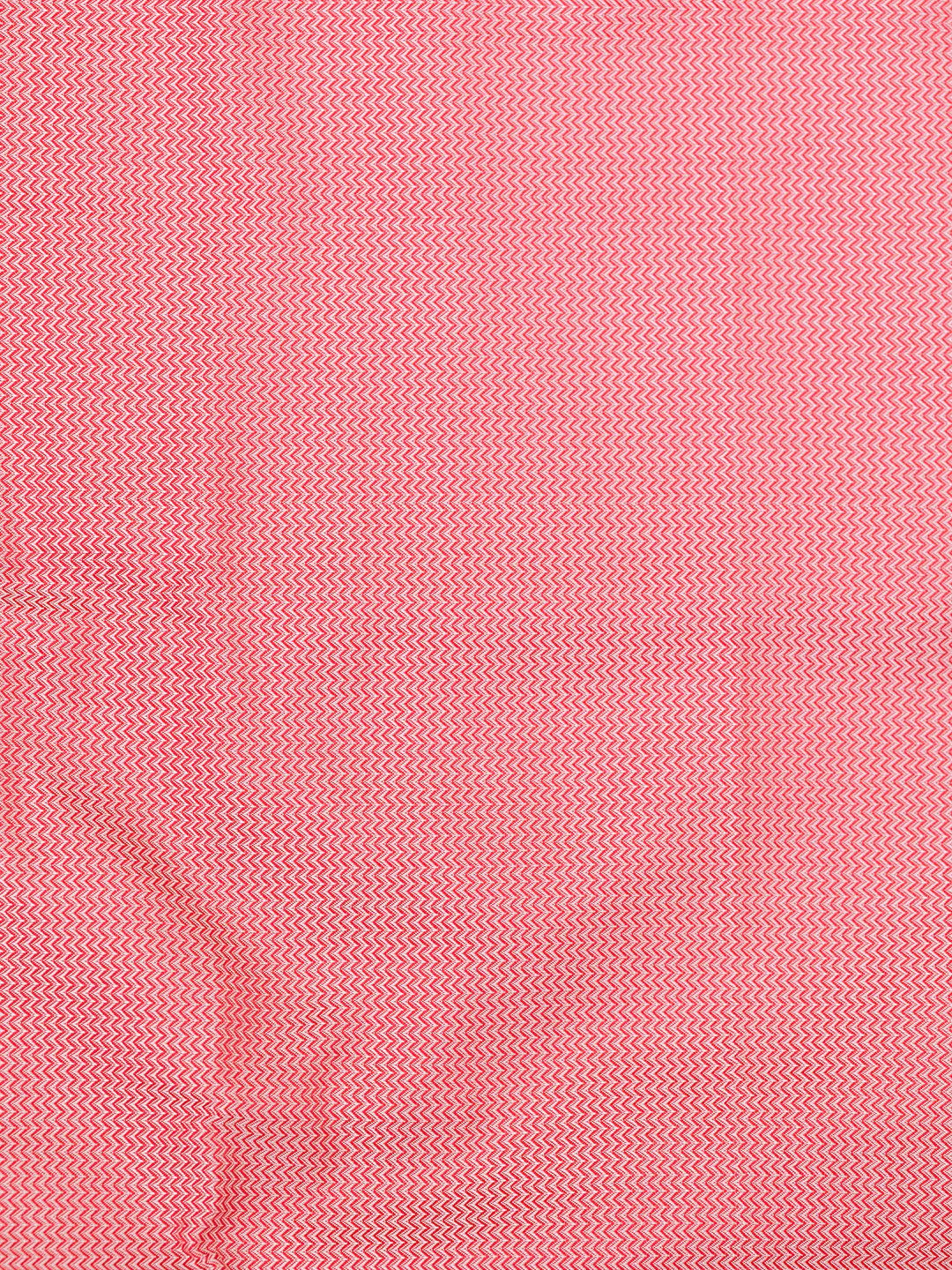 Pure Silk Mix Herring Bone Shirting Fabric Red HBC06 - Image 4
