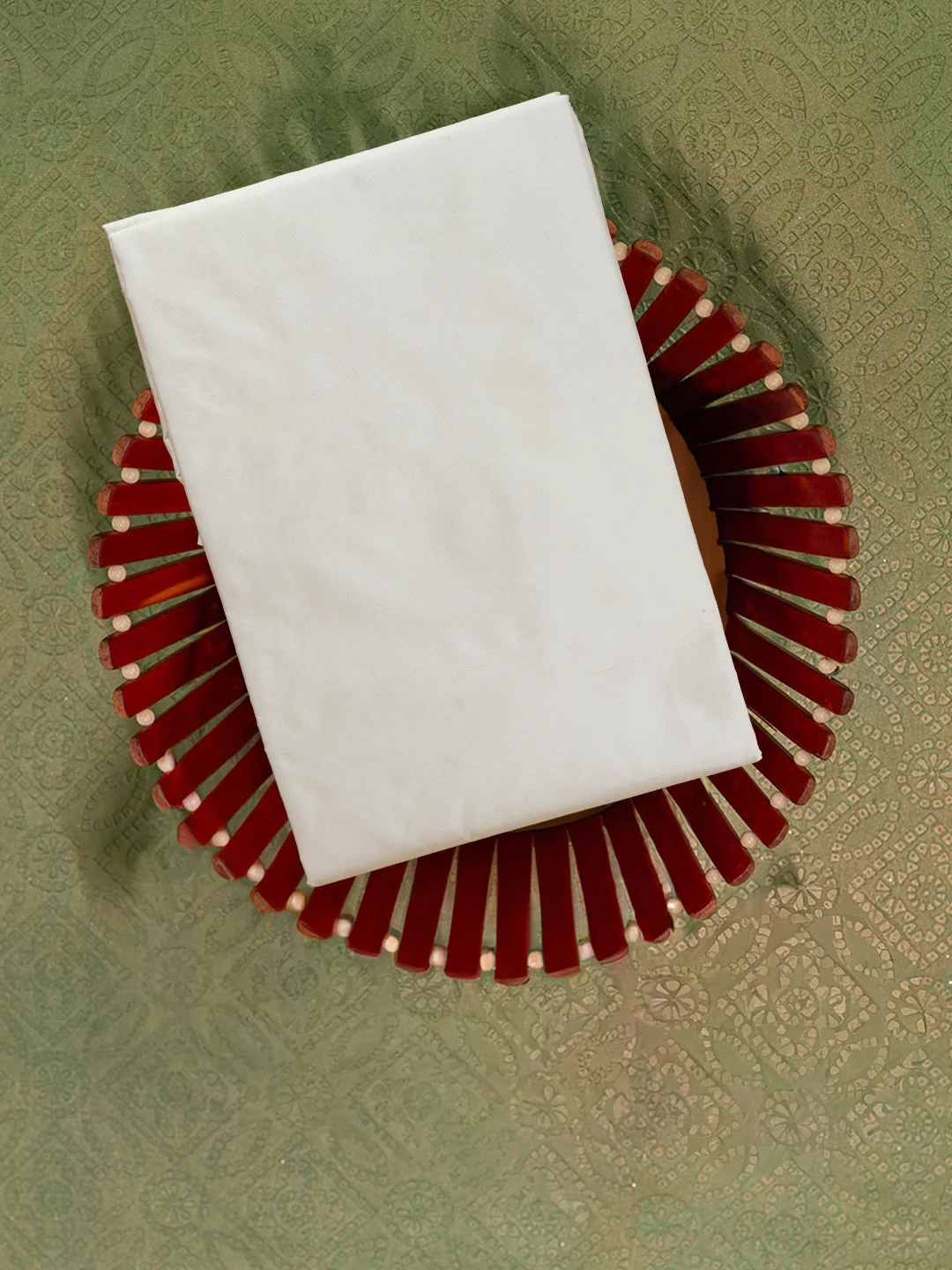 Pure Silk Plain Cream Shirting Fabric