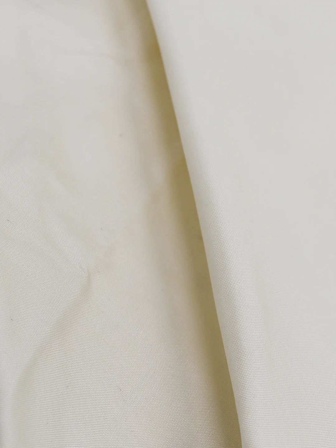 Pure Silk Plain Cream Shirting Fabric 5566 - Image 5