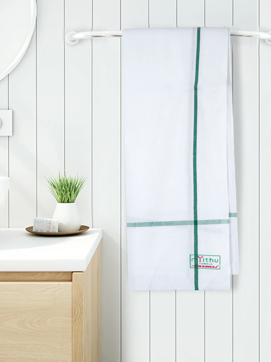 Regular White Bath Towel (3 PCs Pack) - Image 5