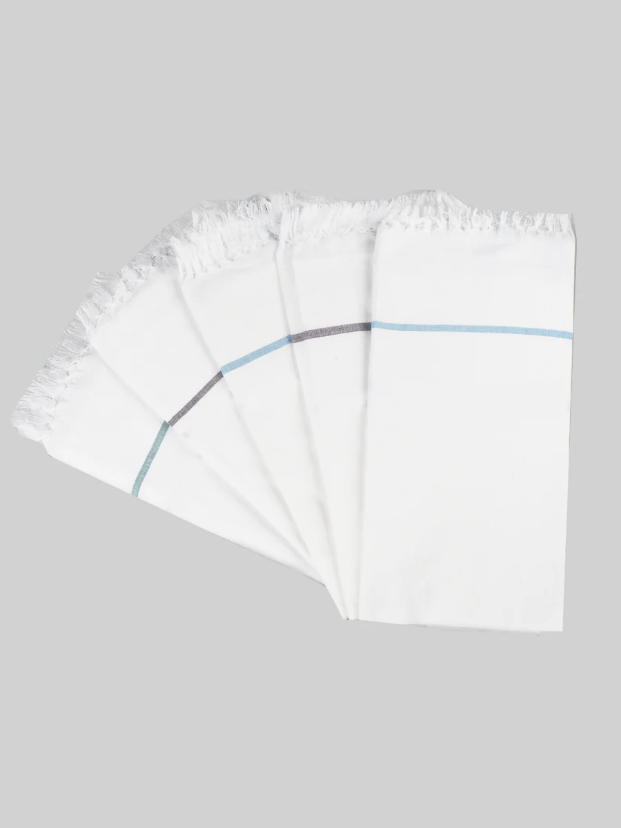 Regular White Bath Towel (3 PCs Pack) - Image 8