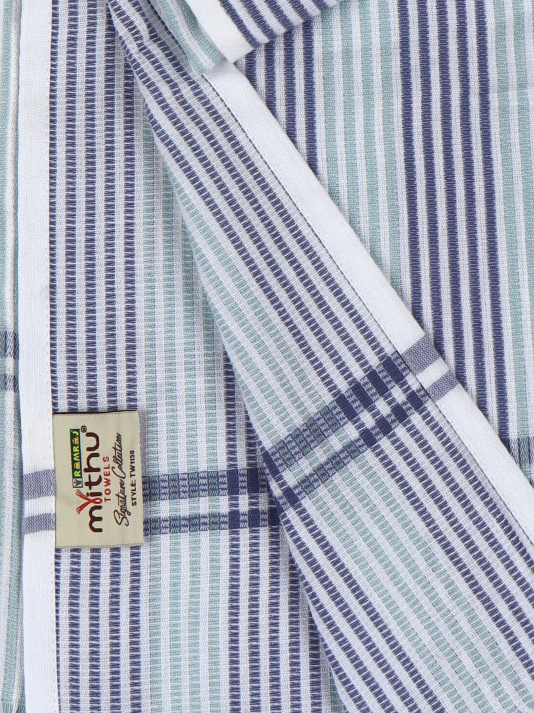 100% Cotton Stripes Designed Signature Bath Towel Pack of 2 1150 - Image 4