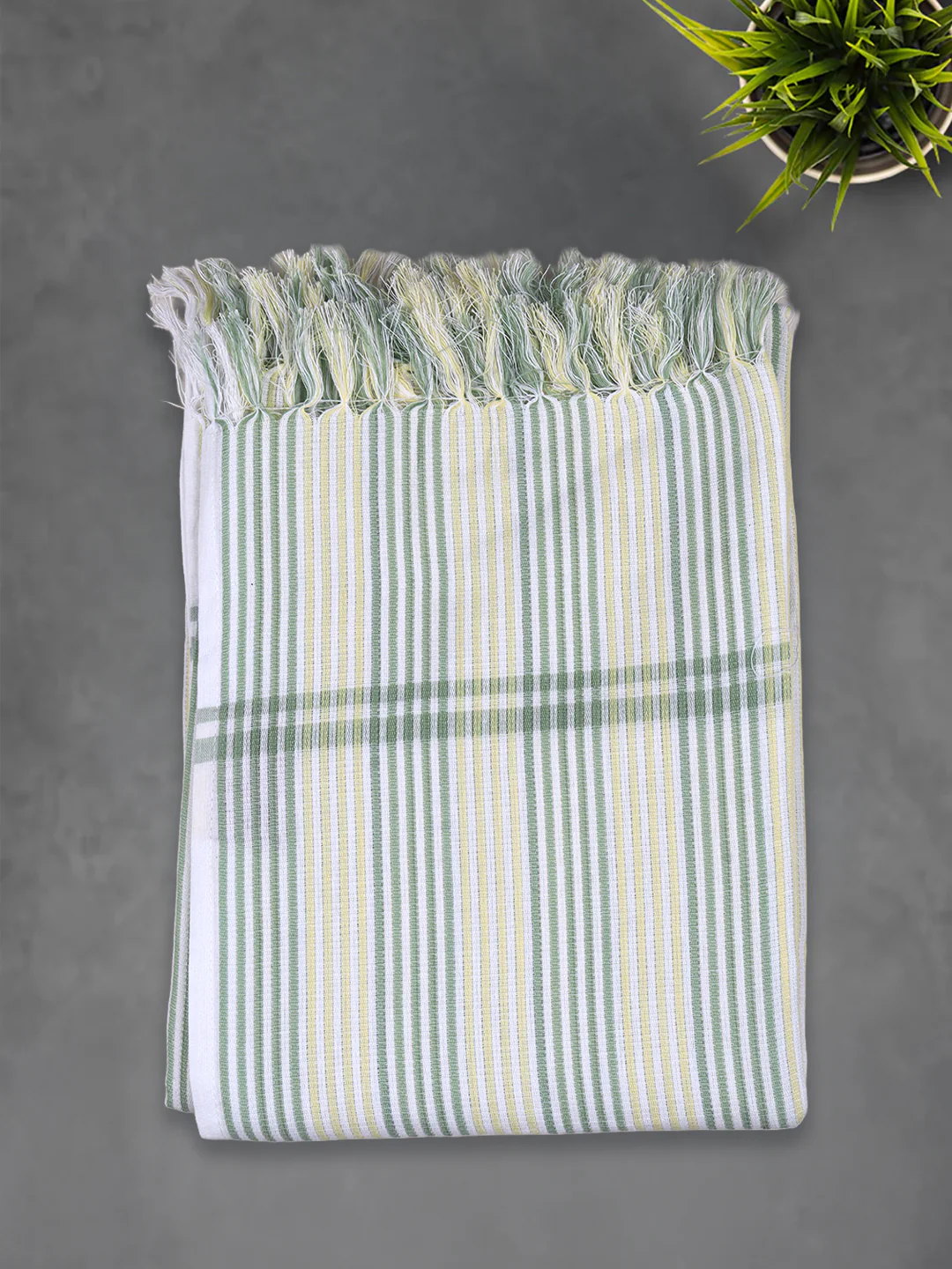 100% Cotton Stripes Designed Signature Bath Towel Pack of 2 1150 - Image 7