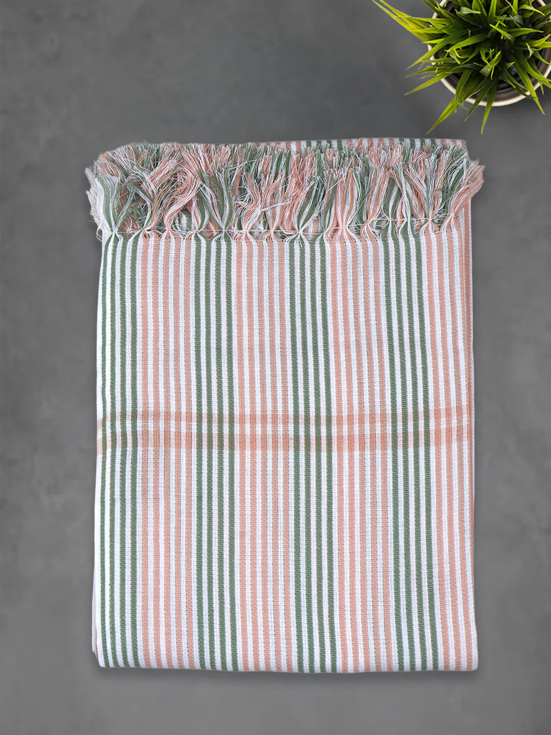 100% Cotton Stripes Designed Signature Bath Towel Pack of 2 1150 - Image 8