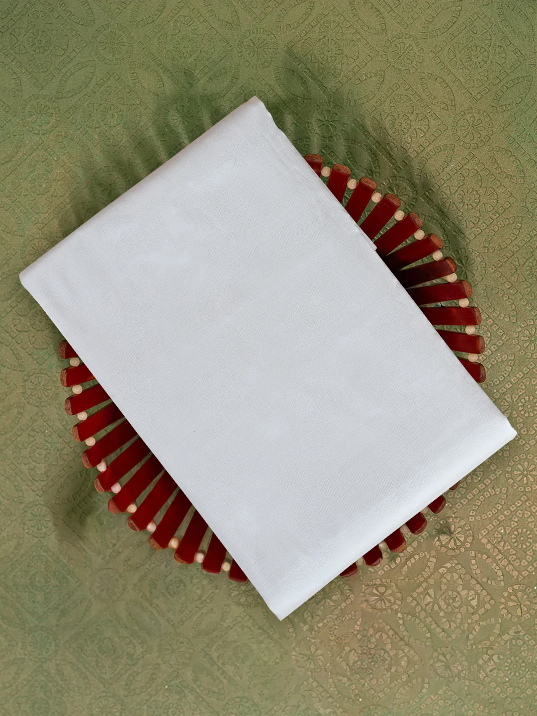 Silk Plain White Shirting Fabric