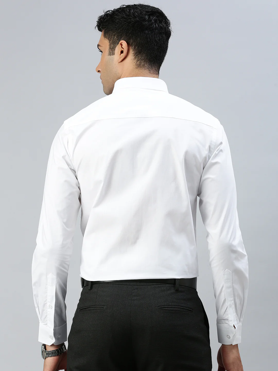 Smooth Weave 100% Cotton White Shirt - Super Faast - Image 5