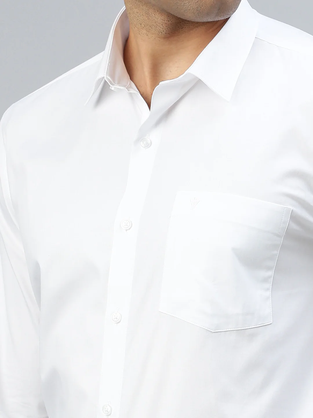 Spill Resistant 100% Cotton White Shirt – Clean White - Image 9