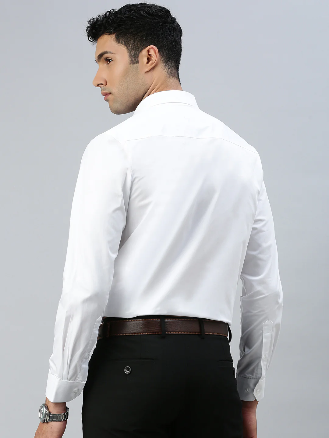 Starch Finish 100% Cotton White Shirt – Cool Cotton - Image 5