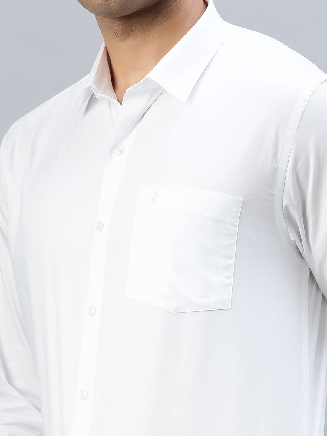 Starch Finish 100% Cotton White Shirt – Cool Cotton - Image 6