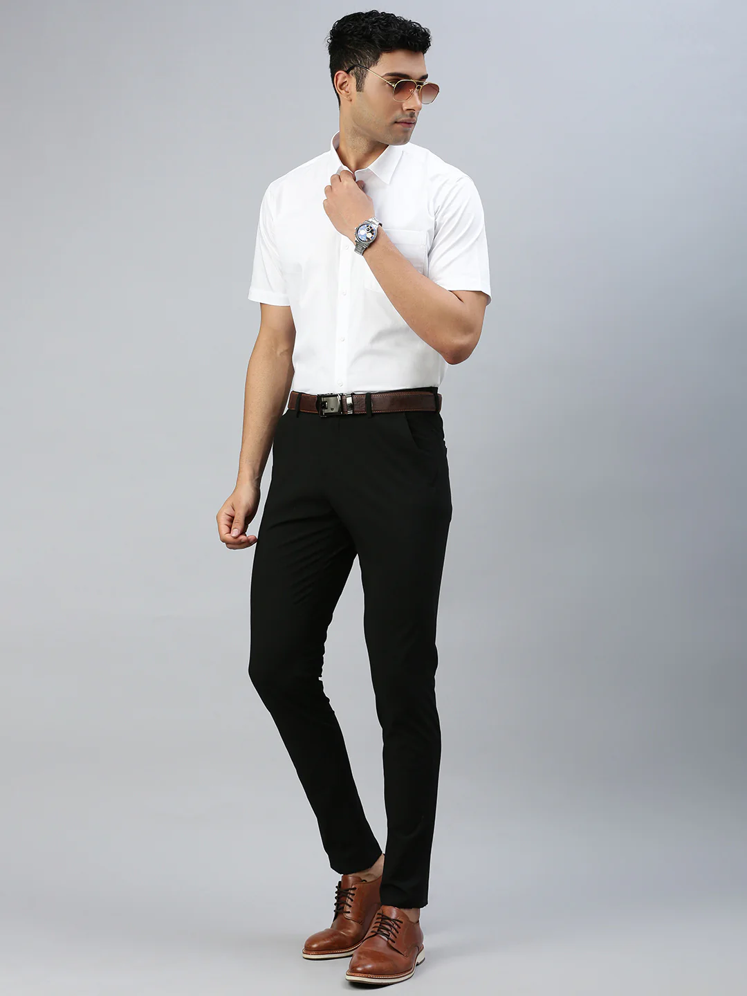Starch Finish 100% Cotton White Shirt – Cool Cotton - Image 8
