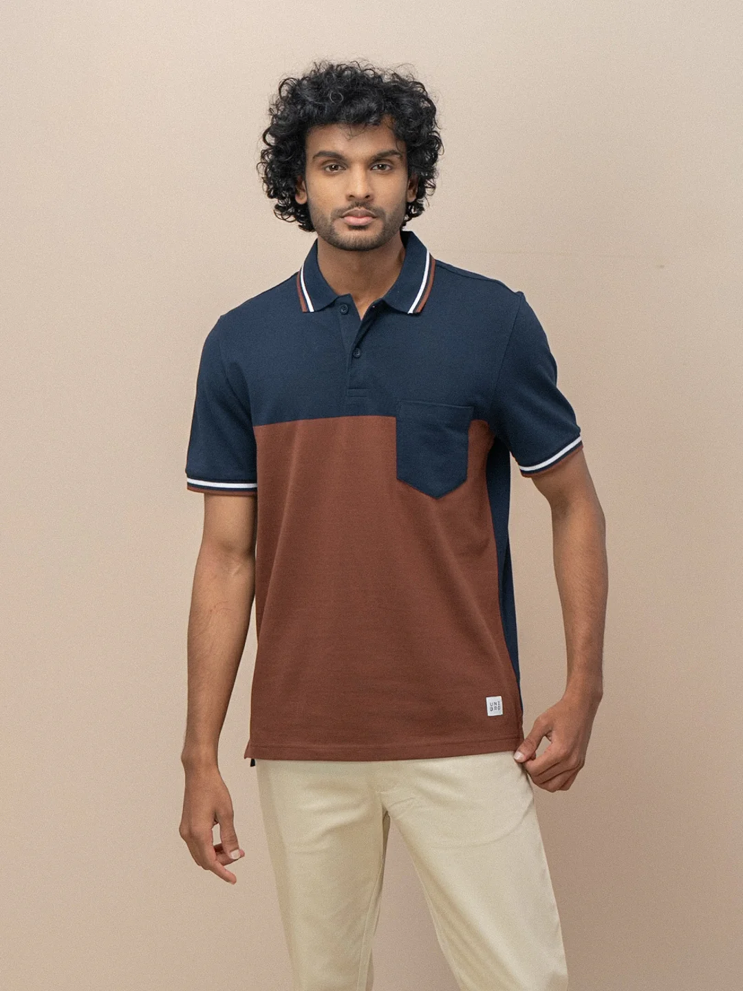 Stripper Cotton Rich Polo Brunette