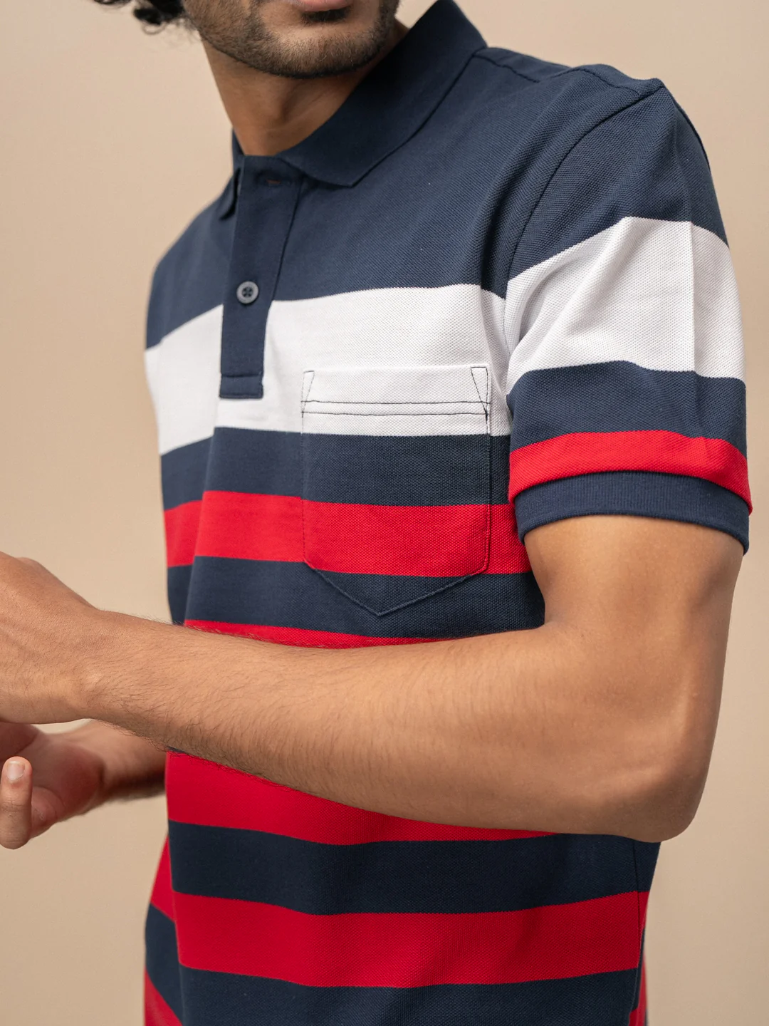 Stripper Cotton Rich Polo Jester Red - Image 2