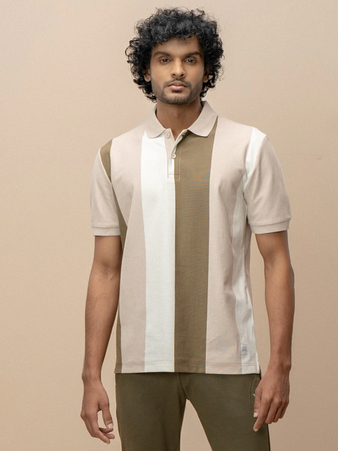 Stripper Cotton Rich Polo Stone Gray
