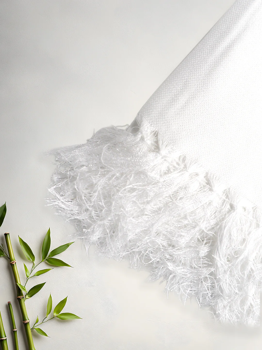 Super Soft & Breathable Bamboo Bath White Towel (0.90m*1.80m) - Image 5
