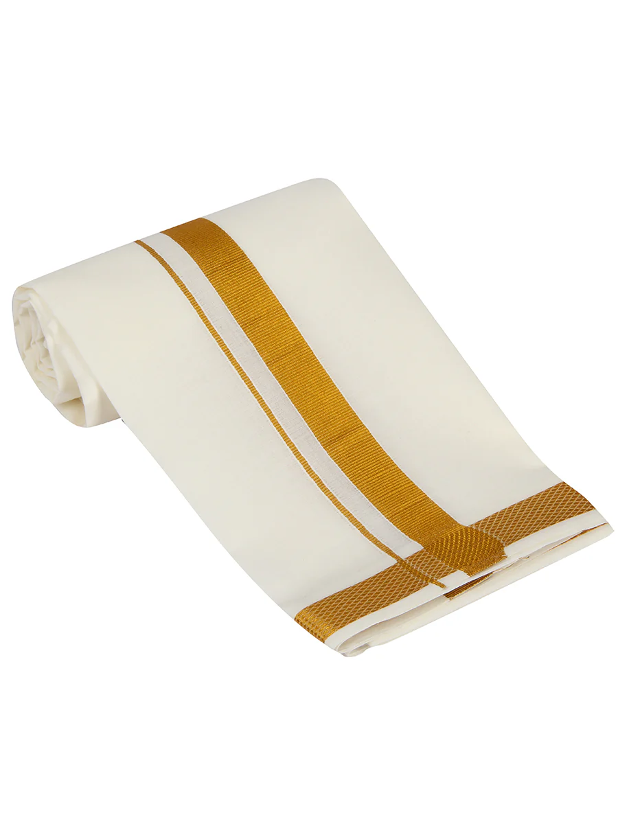 Tejas Cream 3/4" inch Border Towel - Image 4
