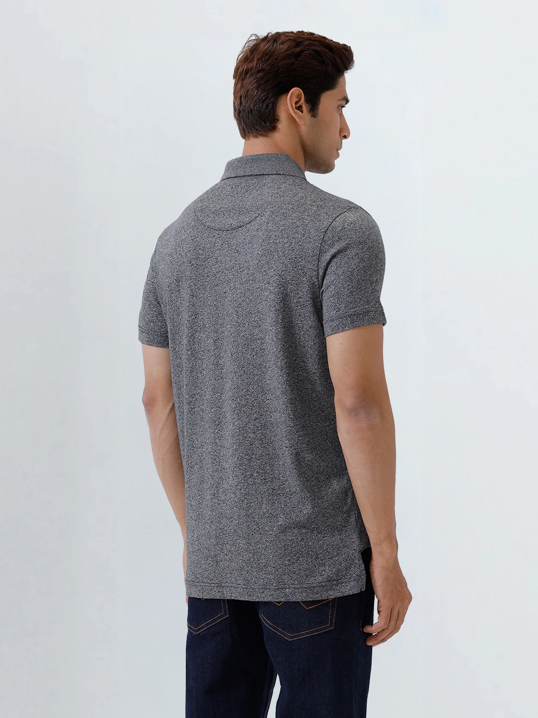 TENCEL™ Modal Fibers with Micro technology Polo T-Shirt Black Grindle EMP2 - Image 7