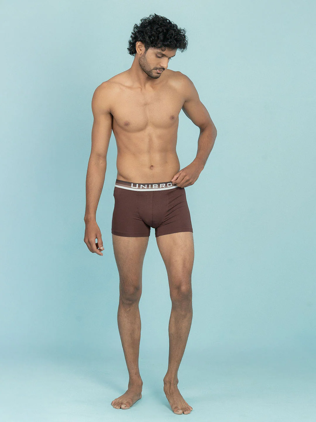 TENCEL™ Modal Micro Elastane Stretch Trunk Coffee Brown