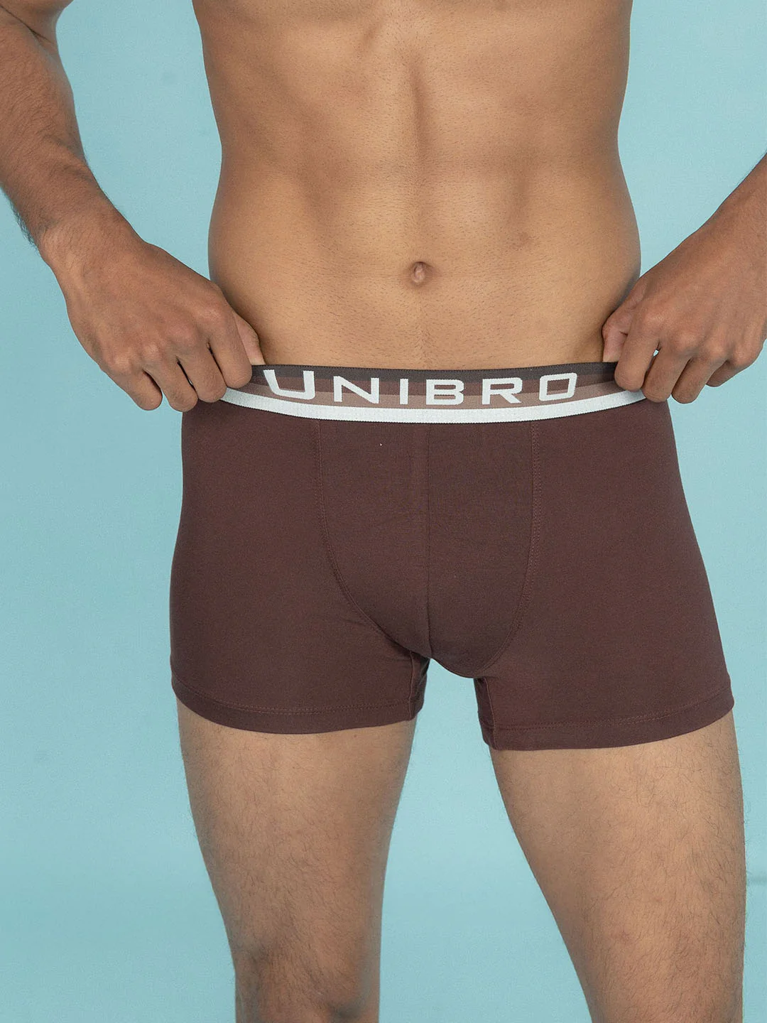 TENCEL™ Modal Micro Elastane Stretch Trunk Coffee Brown - Image 2