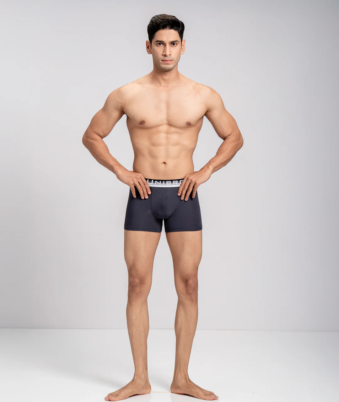 TENCEL™ Modal Micro Elastane Stretch Trunk Graphite Grey - Image 2