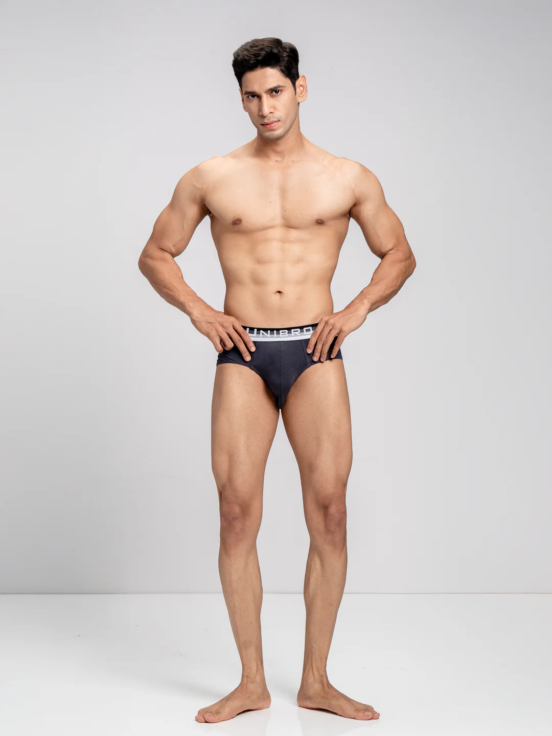 Tencel Micro Modal Elastane Stretch Brief Graphite Grey