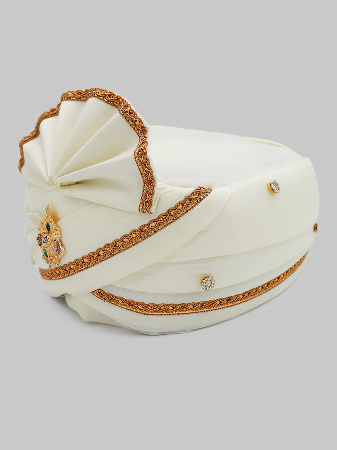 Traditional Silky Style Wedding Turban  - 109 - Image 3