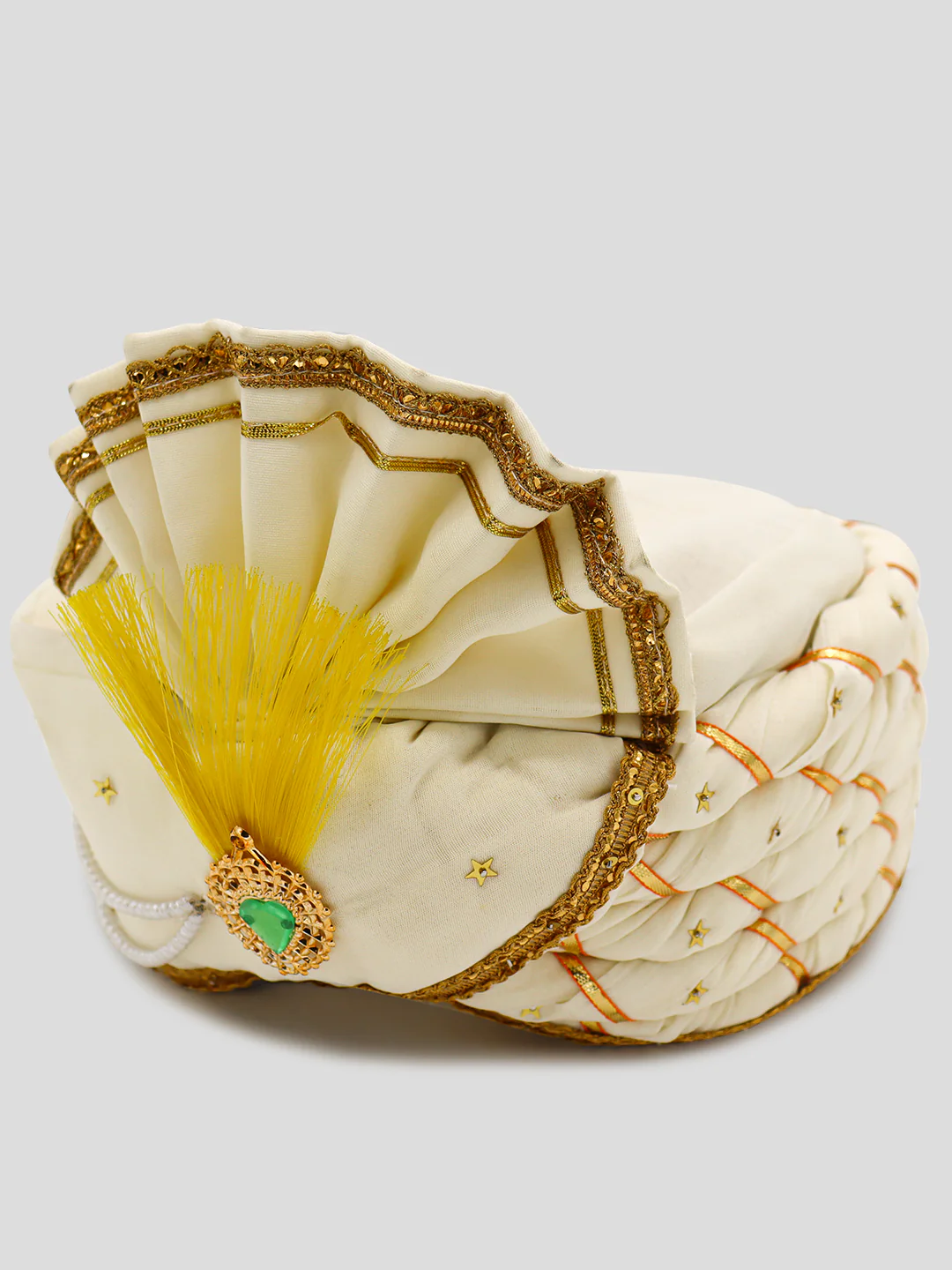 Traditional Silky Style Wedding Turban - 76 - Image 2