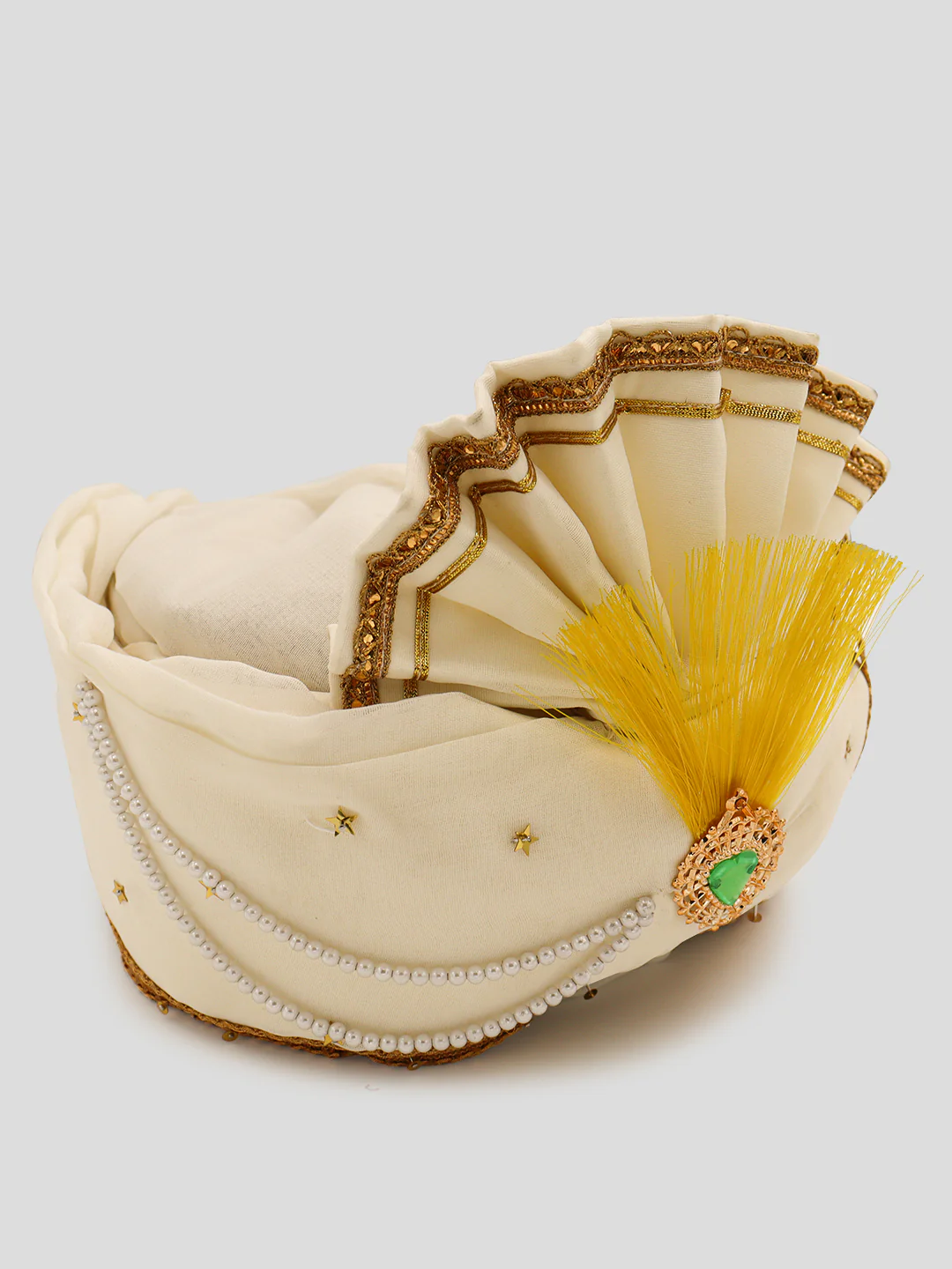 Traditional Silky Style Wedding Turban - 76 - Image 3