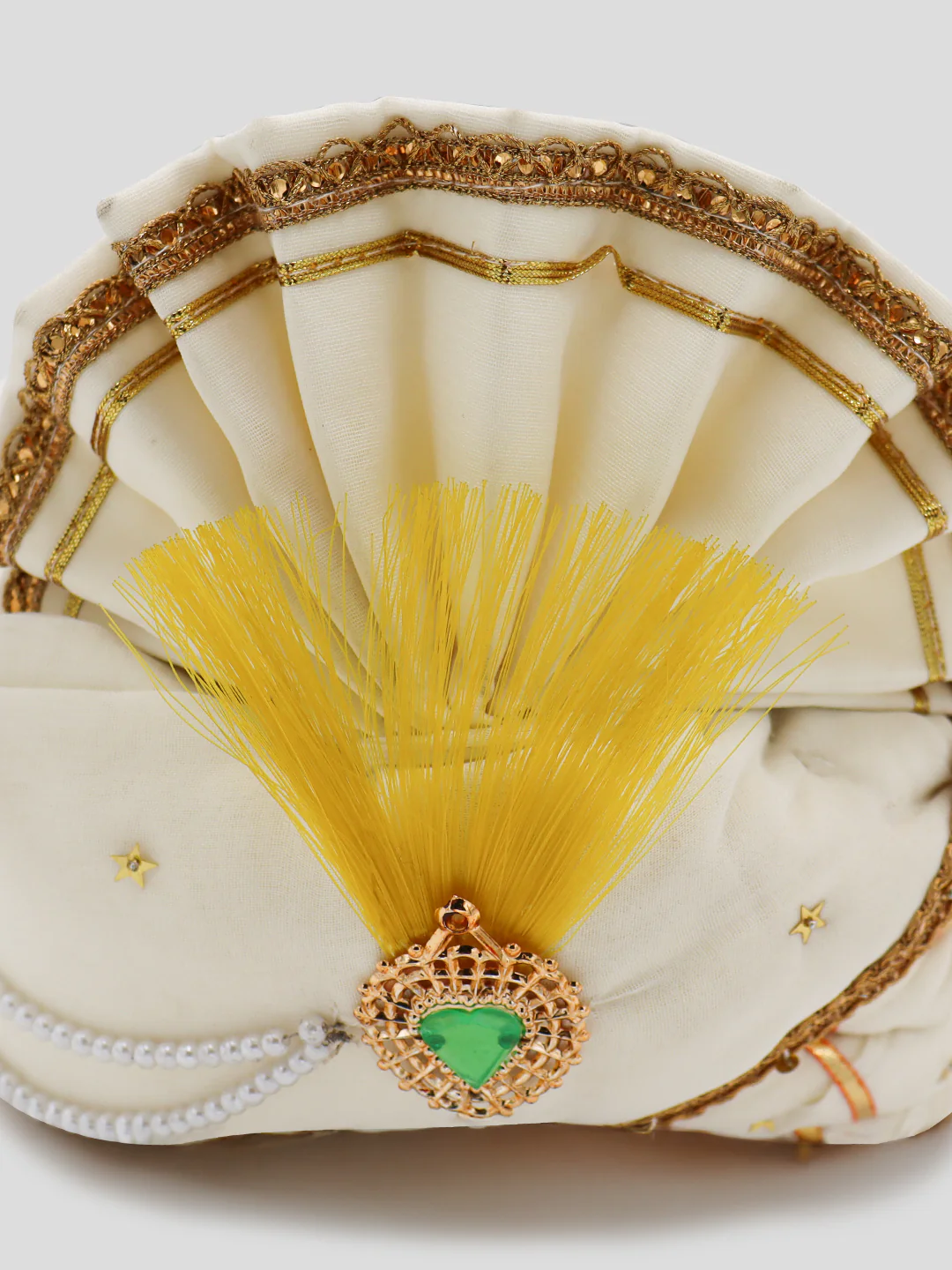 Traditional Silky Style Wedding Turban - 76 - Image 4