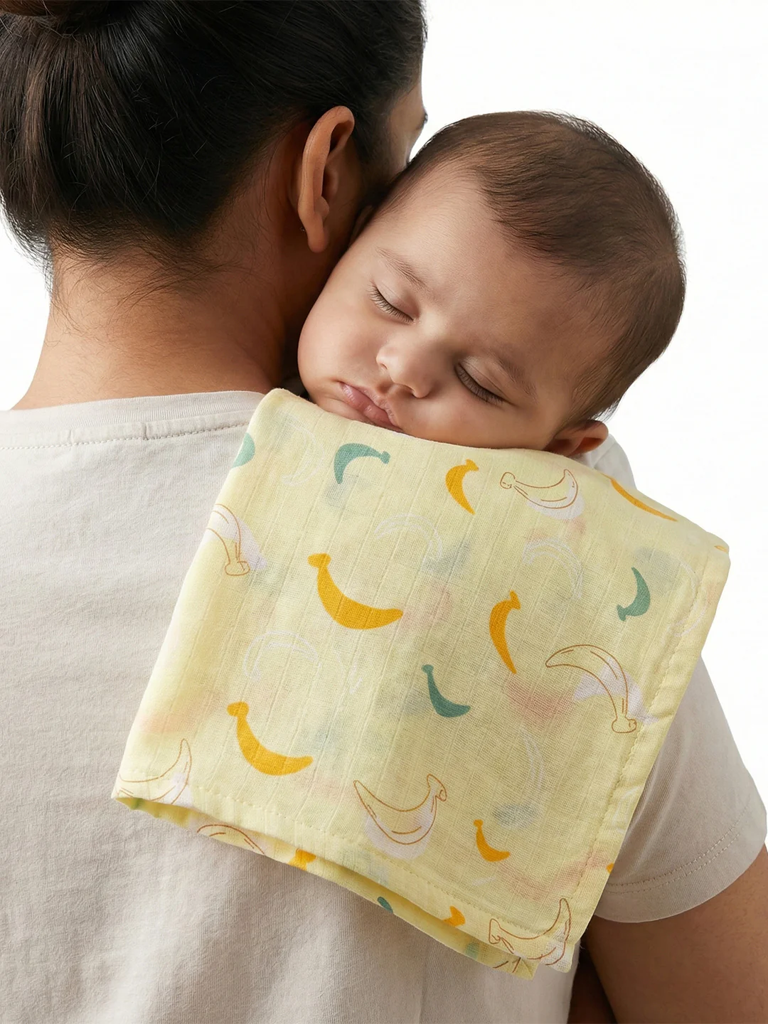 Ultra Soft Newborn Baby Wrapping Cloth (Pack of 3)  Lightweight & Breathable Cotton  | 1m x 1m - Image 8