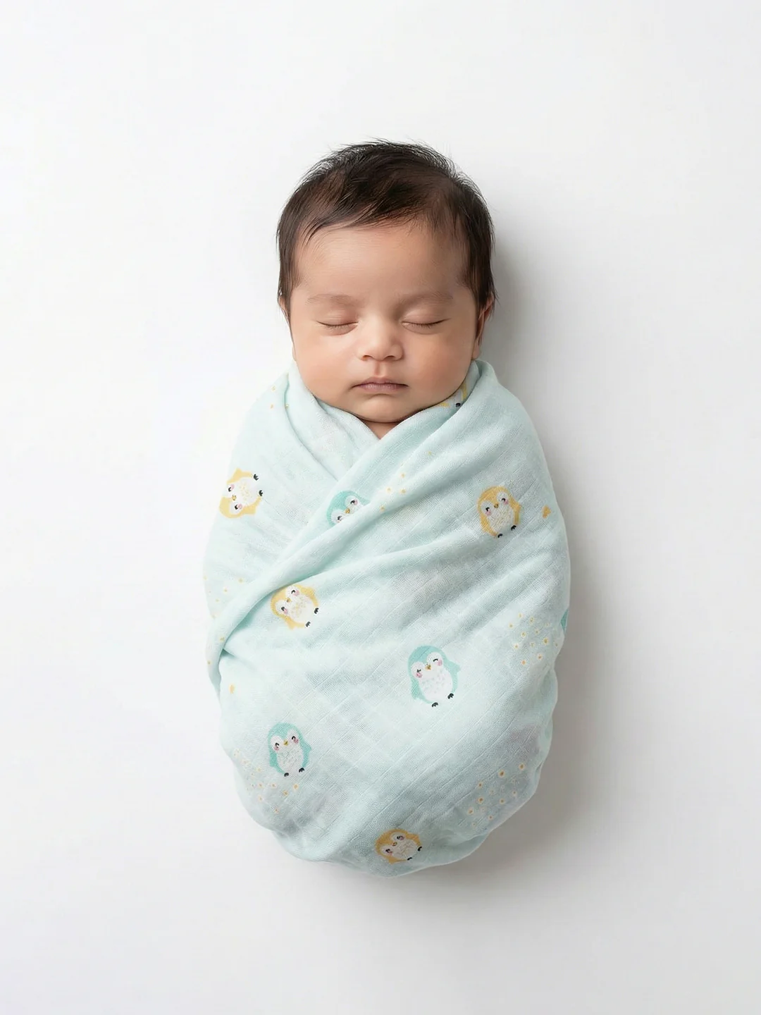 Ultra Soft Newborn Baby Wrapping Cloth (Pack of 3)  Lightweight & Breathable Cotton  | 1m x 1m - Image 9