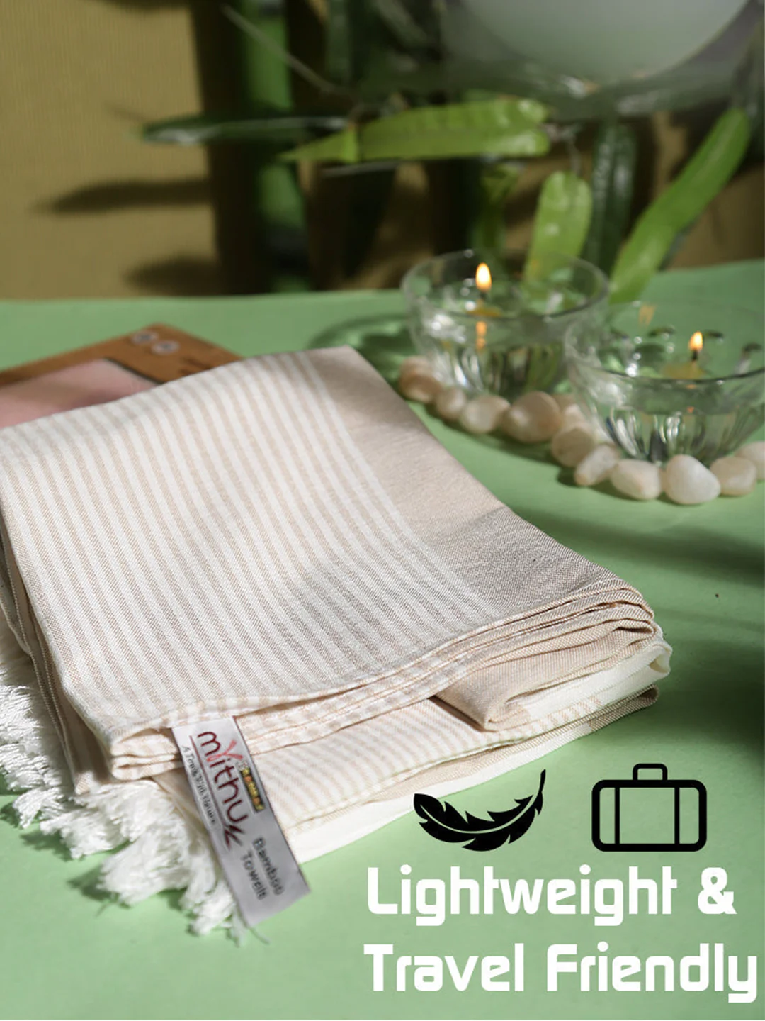 Ultra Soft & Quick Absorbent Bamboo  Assorted Colours Bath Towel (Size 0.83m X 1.6m) - Image 4