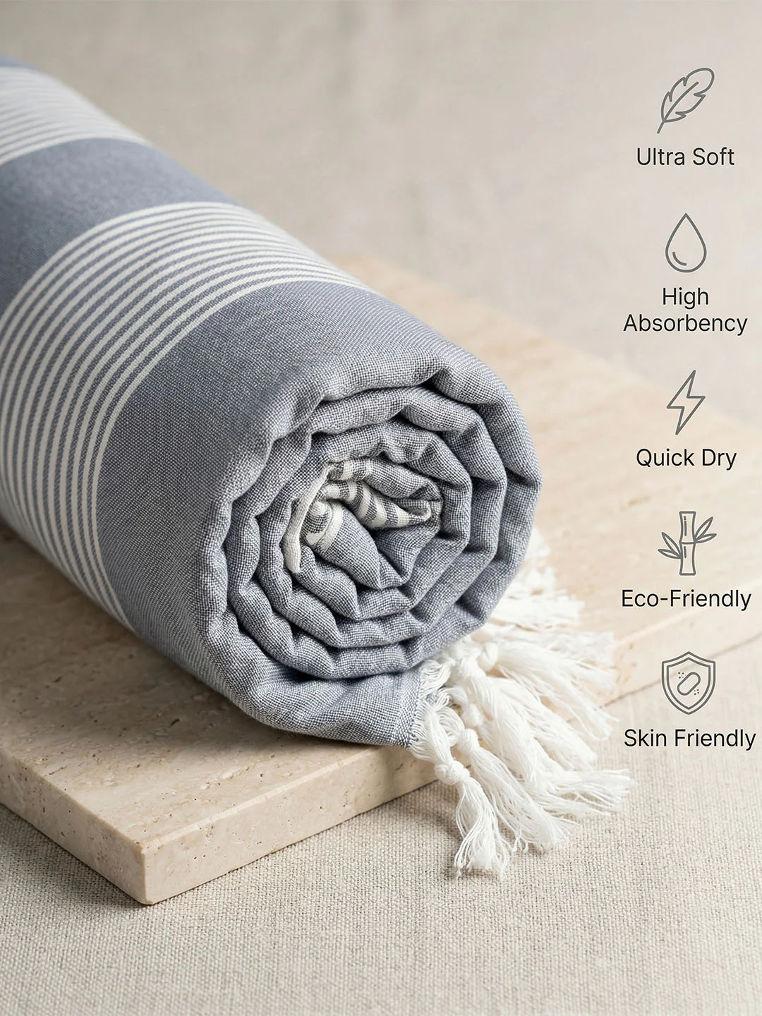 Premium Bamboo Bath Towel – Hypoallergenic with Towel Bag | UPF 50+ UV-Treated Fabric, 98% Protection - Image 6