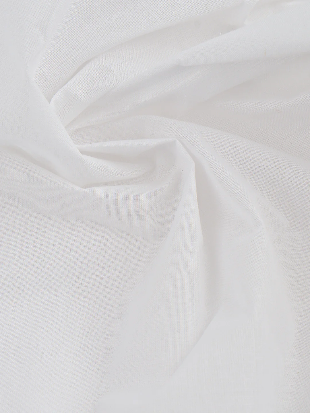 Vetha White 3/4" inch Jari Border Towel - Image 4