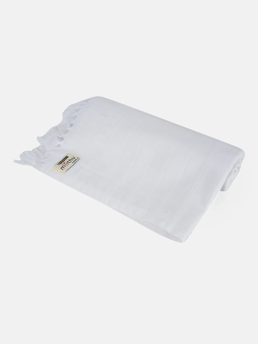 White Cotton Sweety Cool Bath Towel (Pack of 2)