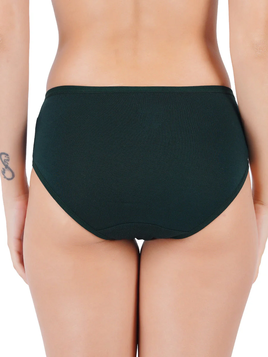 Women 100% Combed Cotton Assorted Plus Size Plain Panties Teekay (3 Pcs pack) - Image 5