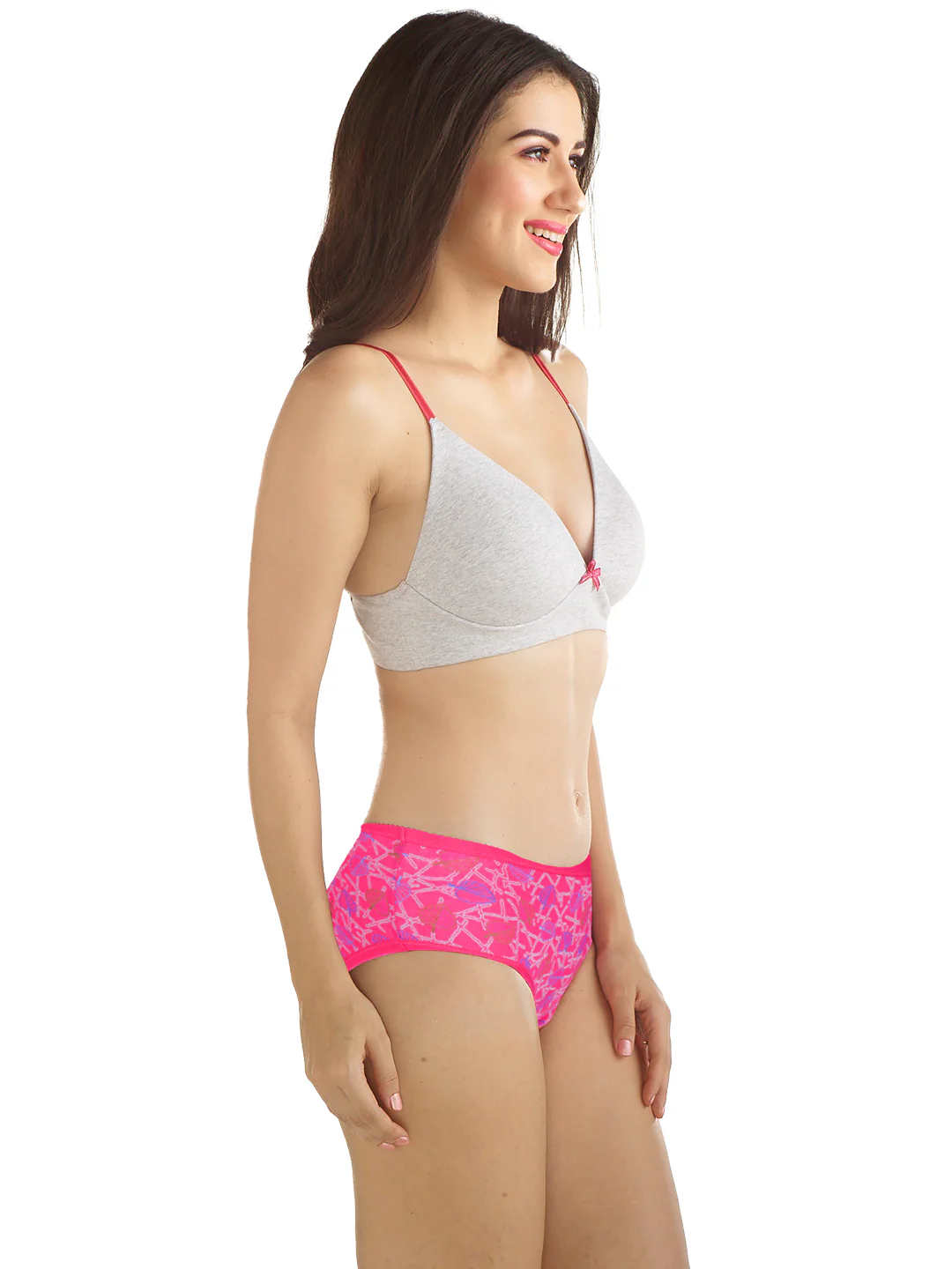 Women 100% Combed Cotton Assorted Plus Size Printed Panties Oviya (Pack of 3) - Image 6