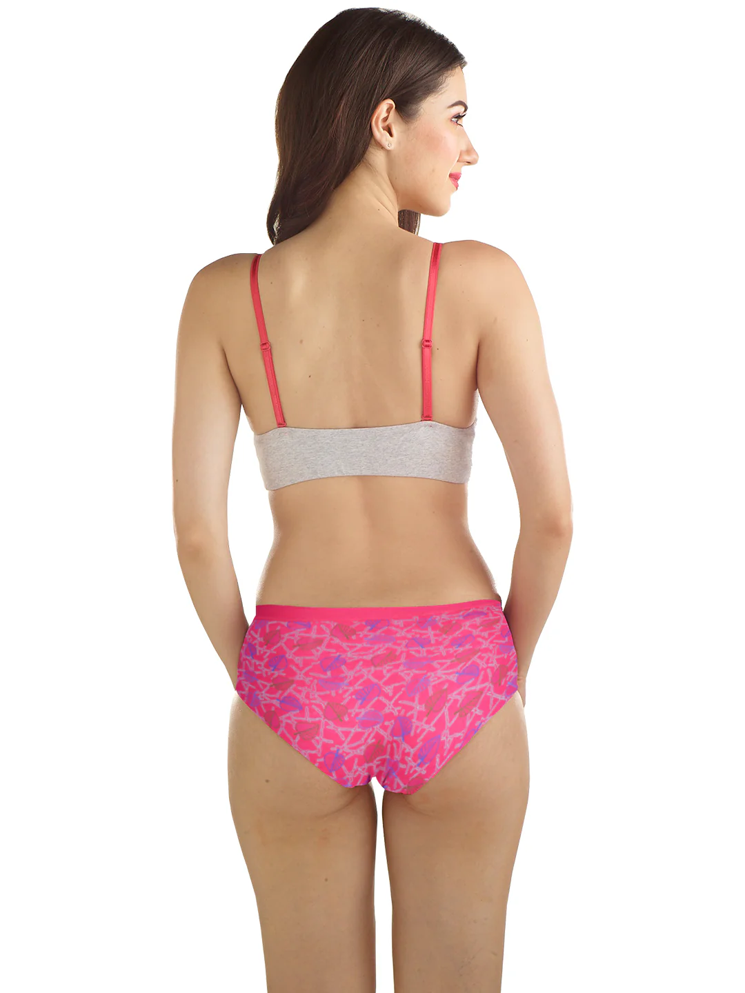 Women 100% Combed Cotton Assorted Plus Size Printed Panties Oviya (Pack of 3) - Image 7