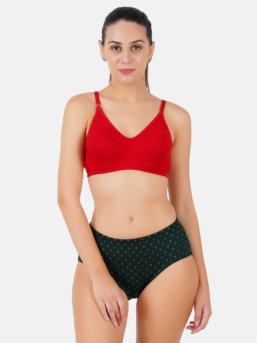 Women 100% Combed Cotton Assorted Printed Panties Elina (3 Pcs Pack) - Image 5