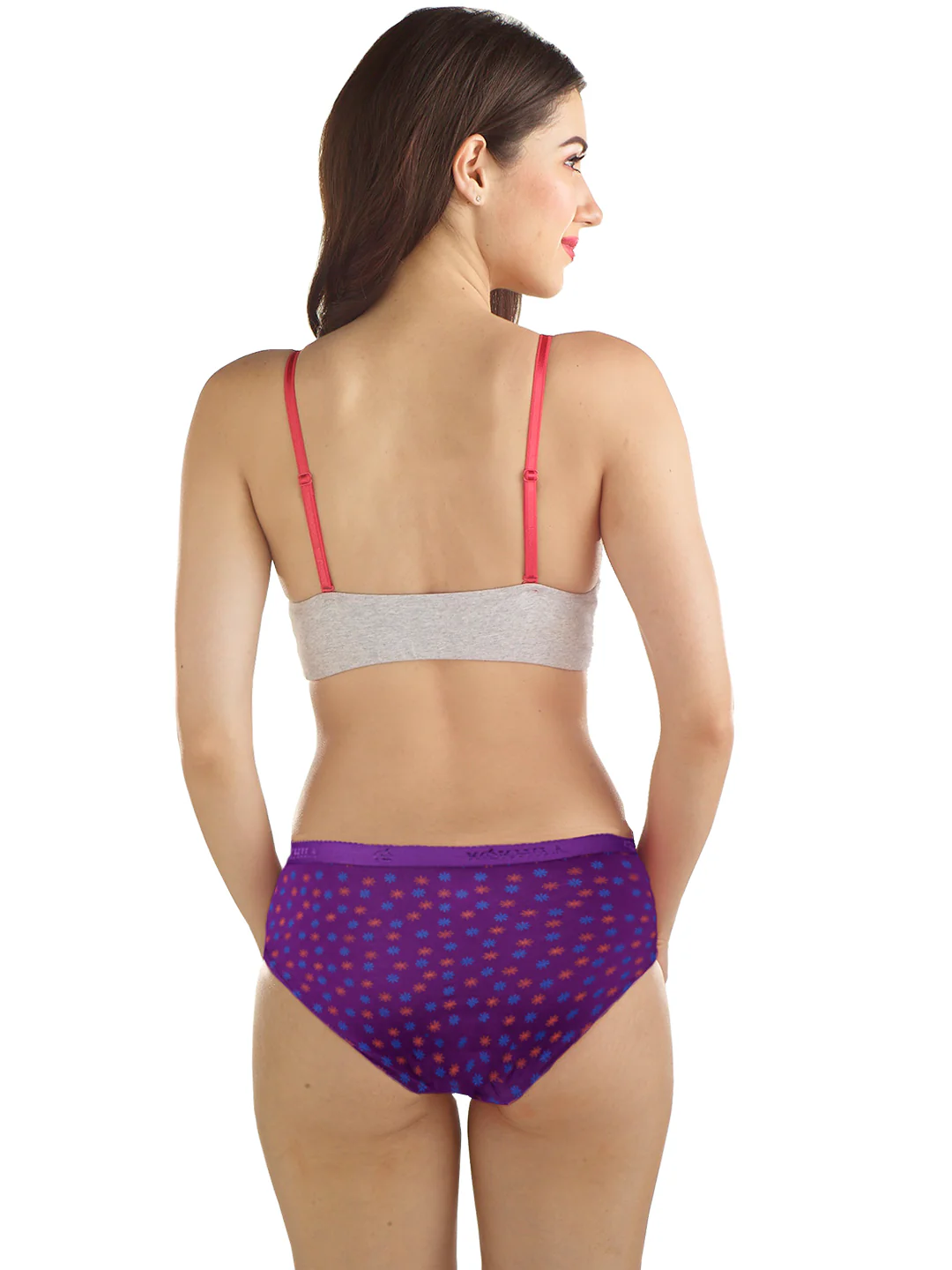 Women 100% Combed Cotton Assorted Printed Panties Pretty (3 Pcs pack) - Image 4