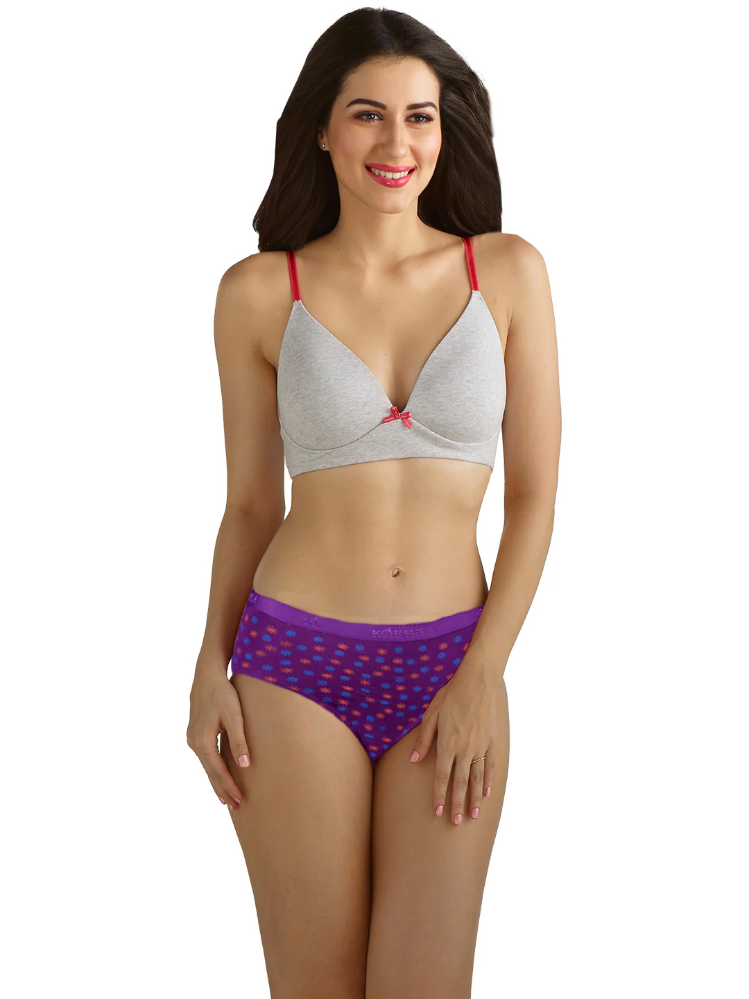 Women 100% Combed Cotton Assorted Printed Panties Pretty (3 Pcs pack) - Image 5