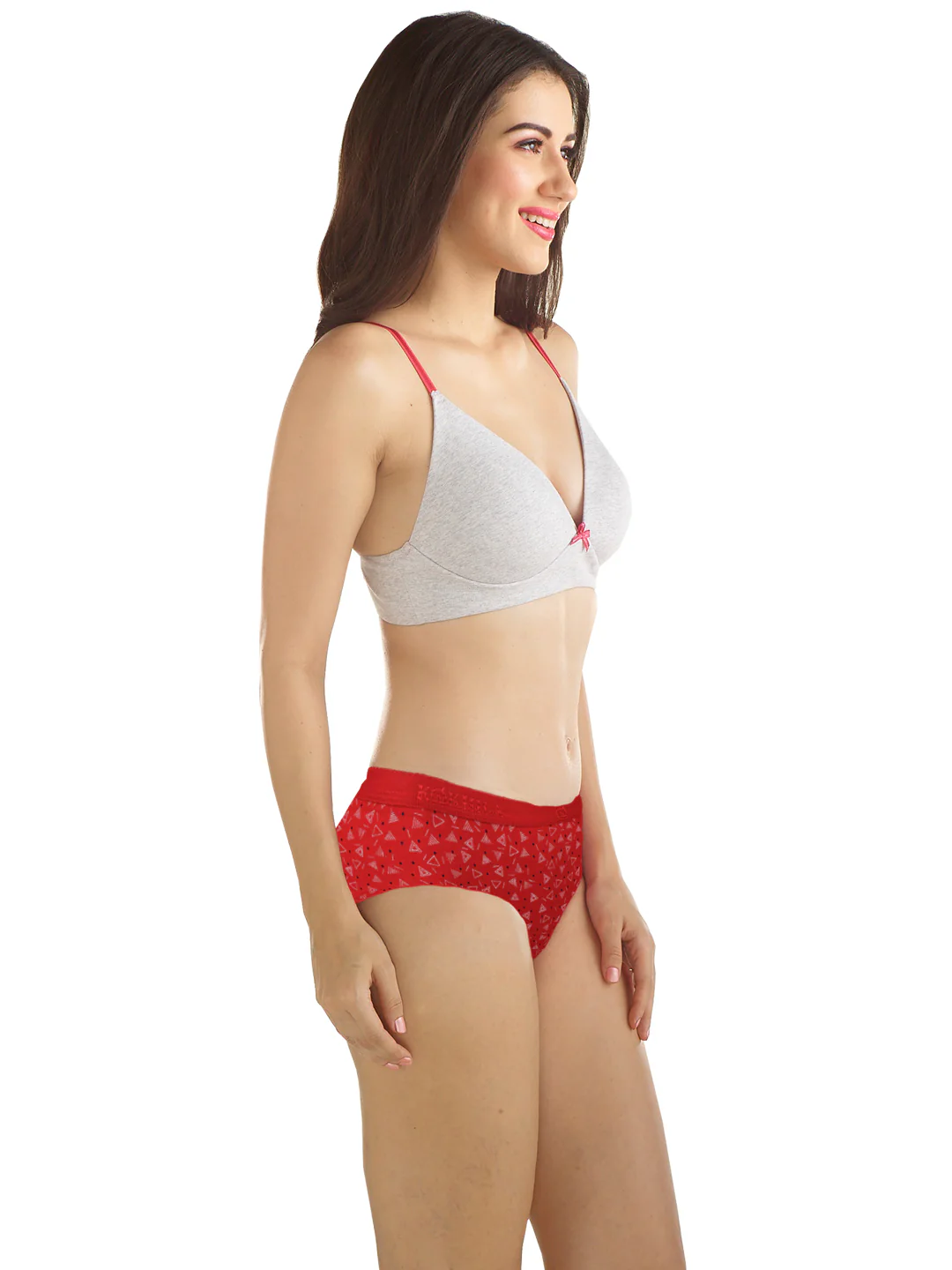 Women 100% Combed Cotton Assorted Printed Panties Zara (Pack of 4) - Image 4