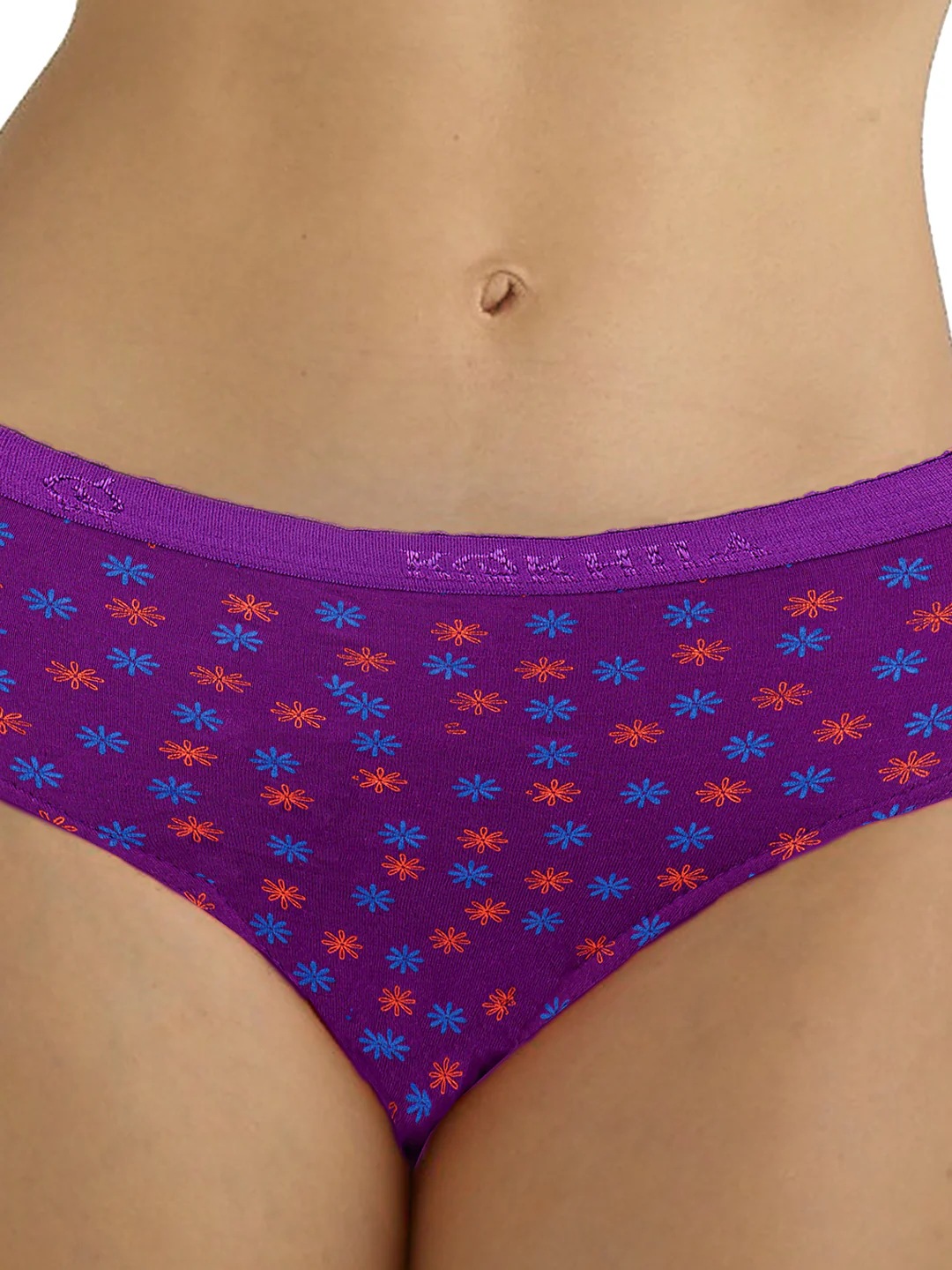Women 100% Combed Cotton Assorted Printed Panties Zara (Pack of 4) - Image 8